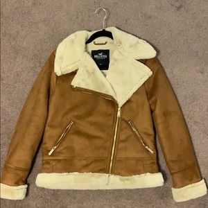 Coats | Hollister Cozy Biker Jacket 